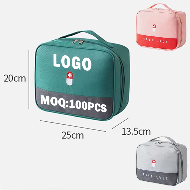 Convenient to Carry Medical Bag Household Emergency Supplies Reserve Outdoor Car Mounted Medicine Kits Large Capacity Drug