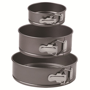 Kích Thước Đầy Đủ Carbon Thép <span class=keywords><strong>Springform</strong></span> Pan Với Có Thể Tháo Rời Dưới Voan Bánh Vòng Tổ Ong Không Dính Bánh Mousse Khuôn - Product Image 1