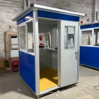 TOPPRE Promotion : Garde-maison Modulaire Démontable Économique, Kiosque Préfabriqué Portable, Boutique Mobile, Stand de Vente, Cabine de Sécurité