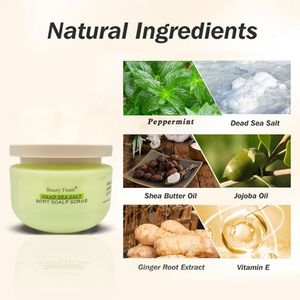 Cross-Border Trade Full English Gommage corporel biologique Bienfaisant Avantages blanchissants Crème <span class=keywords><strong>de</strong></span> sel <span class=keywords><strong>de</strong></span> bain exfoliante douce au sucre pour toutes les peaux - Product Image 5