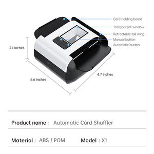 Mélangeur de <span class=keywords><strong>jeu</strong></span> de cartes automatique à domicile Fabrication de machines 2/1 Mélangeur de poker électrique à piles Mélangeur amélioré - Product Image 6