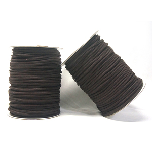 Macrame Dây Xoắn Bông Bện Dây Eo Dây 3Mm 4Mm 5Mm 6Mm Đa Màu Sắc Chiều Dài Dệt Làm Việc Giày Màu Đen Màu Sắc Giày - Product Image 1