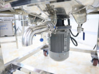 Cuve de mélange YETO 200L avec homogénéisateur et émulsifiant pour équipement de shampoing