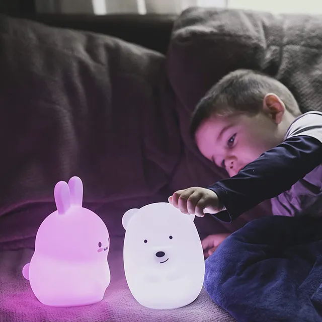 יושב חדר LED קמפינג פנס ארוך מרחק ידידות תאורה יופי דוב תינוק Led שינה