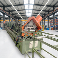 Machine de formage à froid entièrement automatique pour profilés C de 80-300 mm, robuste, à changement automatique et réglage rapide pour la fabrication d'acier