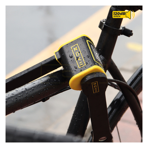 Candado Plegable de Seguridad para <span class=keywords><strong>Bicicleta</strong></span> ZOVII, Acero Endurecido, Certificación IP67 y CE, Alarma Inteligente de Alta Seguridad de 120dB, Batería de Litio, Resistente al Agua - Product Image 5