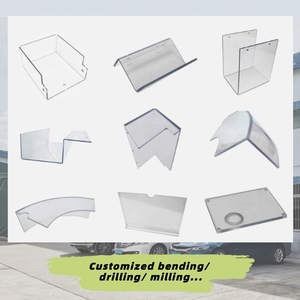 Tùy chỉnh CNC trong suốt tấm PC bền thiết kế công nghiệp cắt theo kích thước <span class=keywords><strong>polycarbonate</strong></span> cho hàng không vũ trụ bảng điều khiển điện - Product Image 2