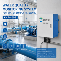 Sistema de Monitoreo de Calidad del Agua Potable en Línea KNF-400B para Redes de Suministro de Agua con Turbidez, Cloro Residual, pH y Temperatura