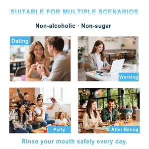 Coppetta Portatile Personalizzata con Logo Privato per Collutorio Liquido, Formato Mini da Viaggio, per Alito Cattivo e Sbiancamento Denti - Product Image 4