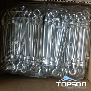 Parasole vela Hardware per il serraggio in metallo cavo filo acciaio inossidabile pesante Din1480 corpo aperto tenditore a vite - Product Image 6