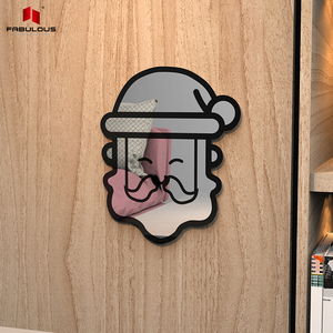 Favoloso produttori personalizzato angelo di natale ornamento specchio <span class=keywords><strong>da</strong></span> <span class=keywords><strong>parete</strong></span> acrilico specchio funky acrilico - Product Image 2