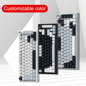 Tùy chỉnh triple-shot PBT Keycaps có dây và không dây 82 phím 75 phần trăm Hotswap Bàn Phím Cơ khí Kit với RGB chiếu sáng - Product Image 2