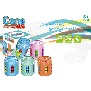 Color a juego huevo Fidget Magic Beans Cube Mini dedo giratorio cuentas rompecabezas juguete educativo para niños - Product Image 6