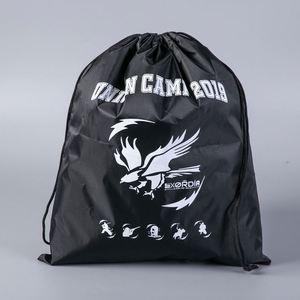 Durable Custom Logo Advertising Polyester Oxford <b>Drawstring</b> <b>Backpack</b> Convenient Sports Carry Bag - Product Image 2