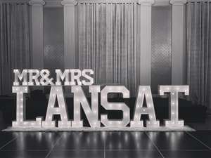 Custom Light Up Marry Me Letters <span class=keywords><strong>Mr</strong></span> & <span class=keywords><strong>Mrs</strong></span> 4FT 5FT Precio al por mayor DIY Tamaño - Product Image 6