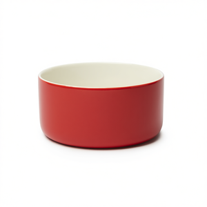 Set di 4 Ciotole Excelsa in Porcellana Rossa Stile Nordico Trendy 13x6.5x13 Cm - Product Image 3