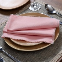 Serviettes de table en coton et lin nordique écologiques, couleur unie, tissu tissé uni, nappe de table moderne, décoration de table de cuisine