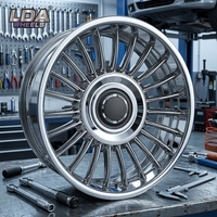 Jantes en alliage forgées sur mesure, fabrication directe d'usine, différentes tailles et spécifications personnalisées, jantes en alliage certifiées pour voitures électriques