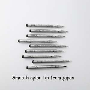قلم رسم دقيق MS-807A-10 فائق الجودة مقاوم للماء بحبر صبغي مع 10 أحجام من رؤوس النايلون اليابانية مجموعة أقلام تحديد فنية - Product Image 5