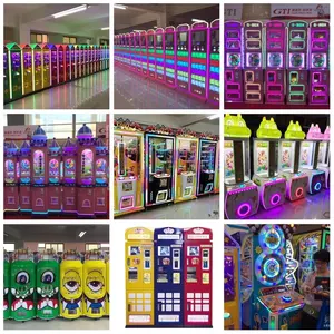 Vending Game Machine Customized Win Every Time Vending Adjustable DIY Football Coin Bill Cheap Stuffed Toy Doll Claw Game Machine