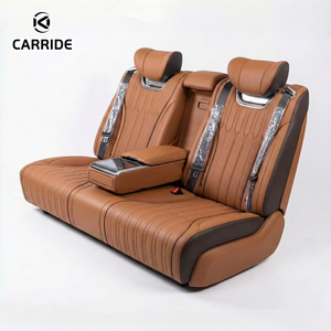 CARRIDE Sedile Universale per Van e MPV, Divano Letto in Pelle di Lusso, Reclinabile e Pieghevole, Compatibile con HiAce e <span class=keywords><strong>Vito</strong></span> - Product Image 1