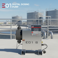 Bomba Dosificadora Digital de Acero Inoxidable de Alta Presión 120L/H, Ajuste Automático de Flujo, Motor BLDC, Bomba de Diafragma IP65