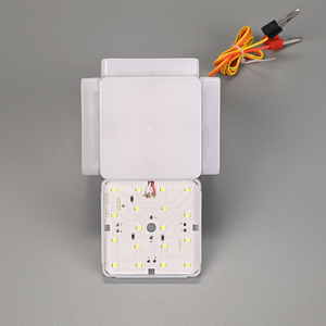 LED Ceiling Fan 5 Blades Plastic Body E27 <b>Socket</b> AC 85-265V Flush Mount White Modern Design DC Motor Dimmable Agi32 Layout - Product Image 3