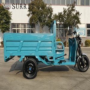 Tricycle électrique de transport à trois roues, véhicule utilitaire à plateau ouvert pour livraison agricole - Product Image 3