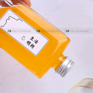 Bouteille en verre pour jus, vin, <span class=keywords><strong>gin</strong></span>, whisky, vodka, forme unique, écologique, avec bouchon à vis, nouveau design, 250 ml, 350 ml, 500 ml, vente en gros - Product Image 3