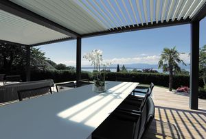 Tamaño personalizado de aluminio al aire libre de la rejilla de Bioclimatica pérgola retráctil - Product Image 6