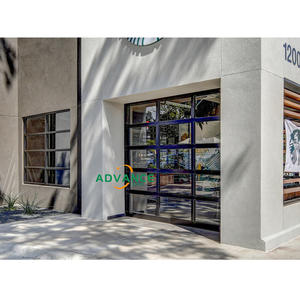 Puerta de garaje de vidrio Moderno Motor De Puerta Garaje <span class=keywords><strong>Abatible</strong></span> Wifi 9x7 Puerta de garaje de vidrio automática - Product Image 6