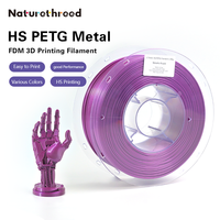 Filamen Printer 3D Nature3d PETG Basic OEM 1.75mm Batang Plastik 1kg/5kg/10kg FDM Moulding 200C Kualitas Tinggi Warna Pink