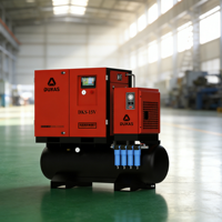 Nouveau compresseur d'air rotatif à vis 4-en-1 10HP 7,5KW/15KW pour usage industriel