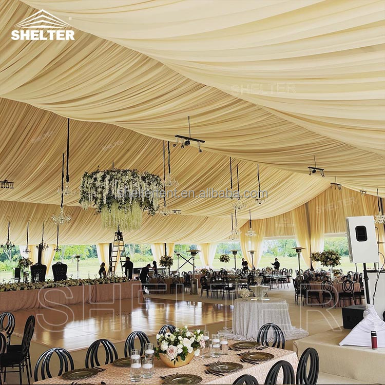 Decorate Indian Wedding Tent Custom Size PVC Roof