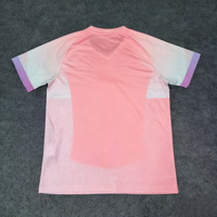 Maillot de football personnalisé pour homme à manches courtes 24/25 Barcelone 100% polyester respirant à séchage rapide de haute qualité