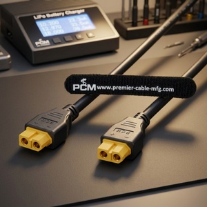 Kabel Ekstensi Baterai XT60 Female to Female 16AWG Kabel Konektor Amass untuk Robotika DIY Paket Baterai Sistem Energi Modular - Product Image 1