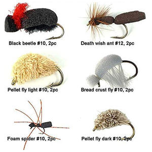 16 pièces <span class=keywords><strong>meilleur</strong></span> assortiment mouches combo carpe mouches mouillées pêche à <span class=keywords><strong>la</strong></span> <span class=keywords><strong>truite</strong></span> nymphes sèches banderoles mouches d'eau salée (B01) - Product Image 3