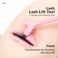 Fubowen Grosir 10Pcs Sisir Pengangkat Bulu Mata Bentuk Y Tongkat Perm Bulu Mata Alat Pengeriting Aplikator Alat Ekstensi Bulu Mata Pabrik