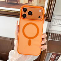 MOQ 500 pour coque de téléphone iPhone 18 Pro Max, TPU+PC, caoutchouc, couleurs contrastées, anneau magnétique fin, protection contre les chocs pour iPhone 18