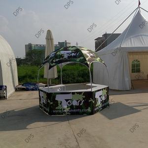 Tenda pameran dagang kualitas tinggi tenda kubah kios heksagonal tenda kanopi kios kubah glamor - Product Image 6