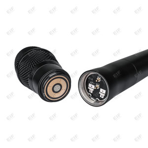 Microphone sans fil HD-3000 à 2 canaux True Diversity pour KTV, Karaoké, Diffusion en direct, Discothèque, Bar, Club, Maison - Microphone dynamique - Product Image 5
