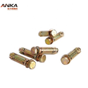 ANKA ANSI-Standard Langlebige TiCN-beschichtete Baufixierbolzen aus Kohlenstoffstahl M6-M12 3/4 Zoll Hülsenanker für Bauarbeiten - Product Image 3