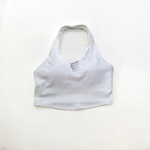 Conjunto de <span class=keywords><strong>Ropa</strong></span> de Fitness y Yoga para <span class=keywords><strong>Mujer</strong></span> con Top Deportivo de Espalda Cruzada y Shorts Cortos de 80% Nailon y 20% Spandex para Gimnasio y Correr - Product Image 4
