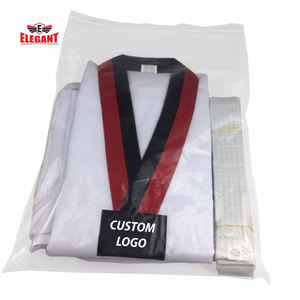 Uniforme de Karate para hombre de algodón 100% de 8oz de alta calidad, Material ligero de entrenamiento BJJ, Uniforme de Taekwondo de Material ligero de alta calidad - Product Image 6