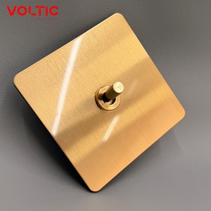 Controlador de Velocidad de Ventilador Capacitivo Duradero con Perilla de Cobre, Estándar del Reino Unido y la UE, de Acero Inoxidable, 300W 500W 1000W, Regulador de Intensidad de Luz - Product Image 3