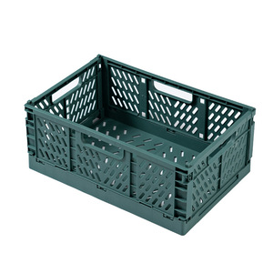 Boîte de rangement pliable en plastique rectangulaire moderne, petite, avec logo personnalisé, pour vêtements, capacité 20-35L, pour salon - Vente chaude - Product Image 5
