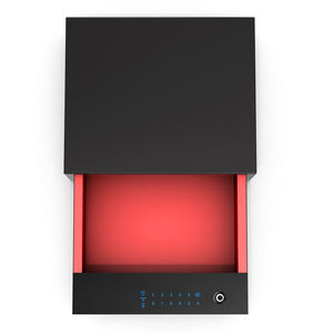 Caja Fuerte Oculta con Contraseña Secreta para <span class=keywords><strong>Escritorio</strong></span>, Cajón Oculto para Dinero en Efectivo con Huella Dactilar, Caja de Seguridad Oculta - Product Image 4