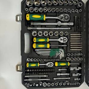 Auto Repair Tool Set 218 Piece 1/2 In <b>Socket</b> Drive With <b>Ratchet</b> And Wrench For Car And Home Repair - Product Image 3