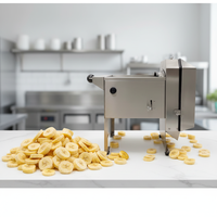 Automatische commerciële bananen snijmachine, elektrische plantain chips snijder, multifunctionele fruit- en groentesnijmachine
