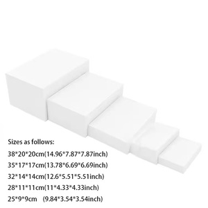 ชุดกล่องอะคริลิคสี<span class=keywords><strong>ครีม</strong></span>ขาวทรงสี่เหลี่ยมผืนผ้า 5 ชิ้น สำหรับติดผนัง ใช้เก็บลูกกอล์ฟและของสะสม - Product Image 6